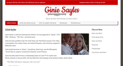 Desktop Screenshot of giniesayles.com