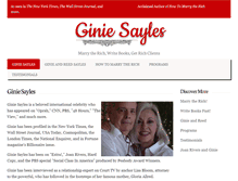 Tablet Screenshot of giniesayles.com